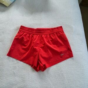 Nike Women's Bright Red Athletic Shorts